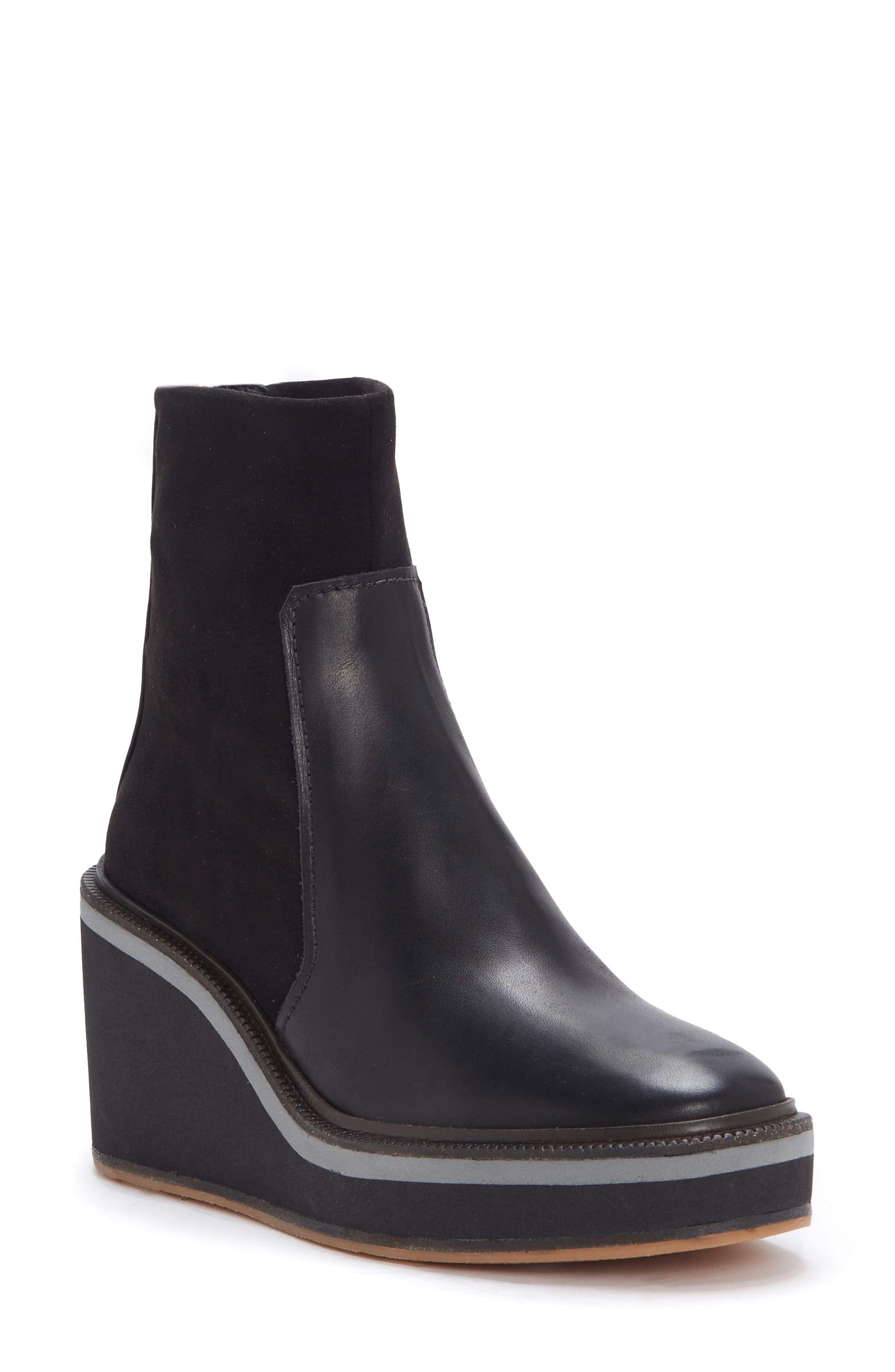 Louise et Cie Sanji Platform Wedge Bootie, Main, color, 