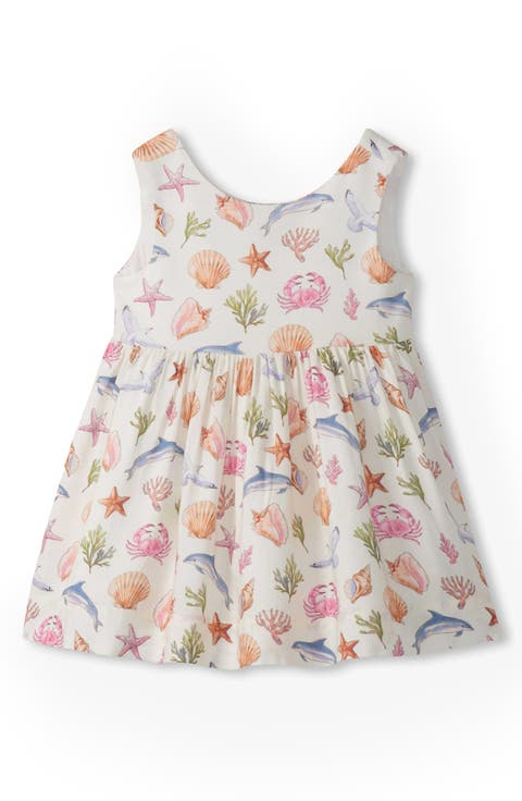 Kids' Sea Life Print Sleeveless Dress (Baby & Toddler)