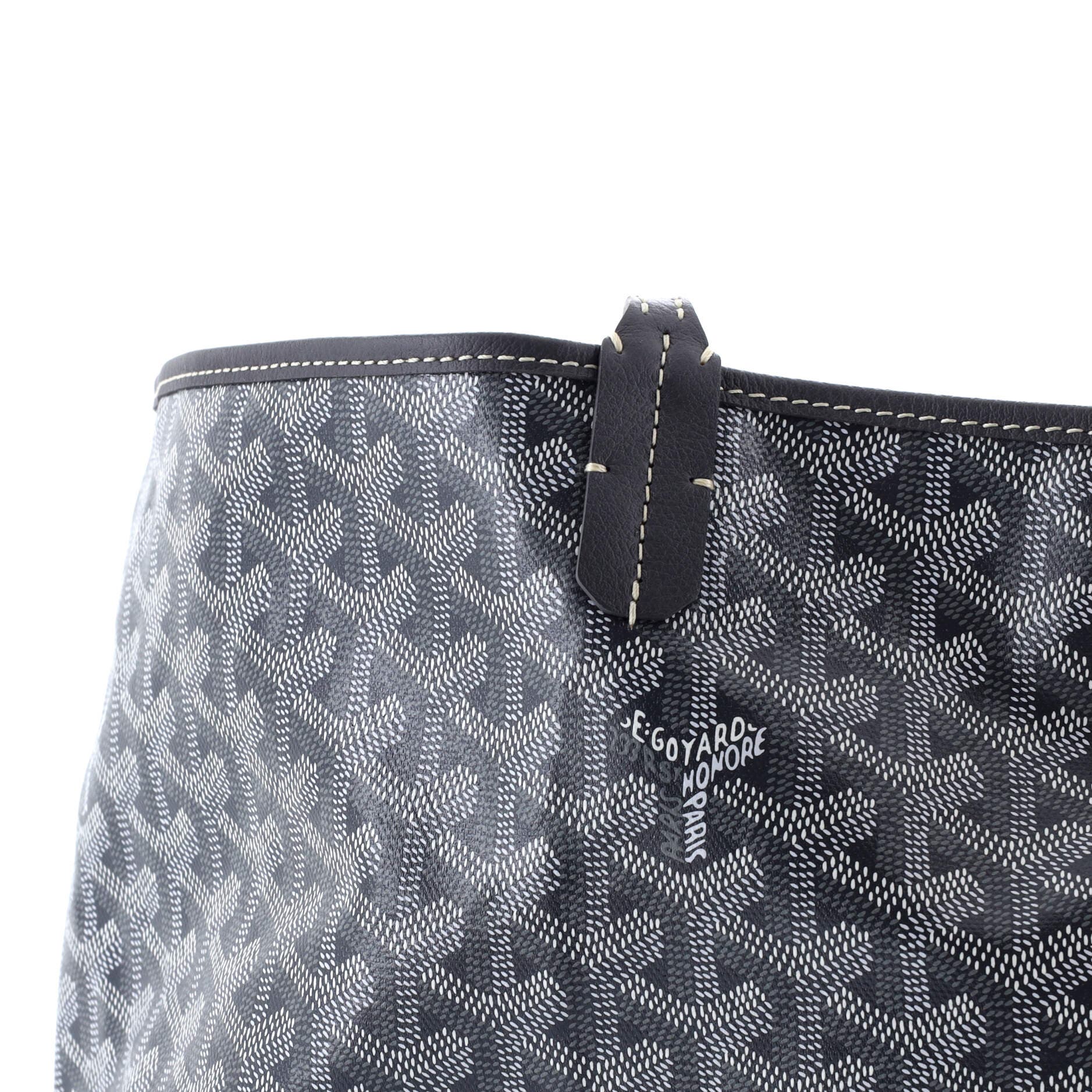 Pre-Owned Goyard Saint Louis Tote Coated Canvas GM, Alternate, color, Gray