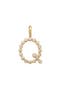 selected Gold Vermeil Initial Q