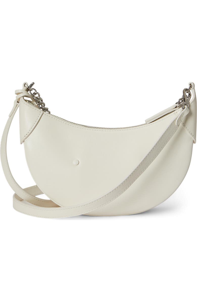 Polo Ralph Lauren Polo ID Sport Calf Leather Crossbody Bag, Alternate, color, Frosting