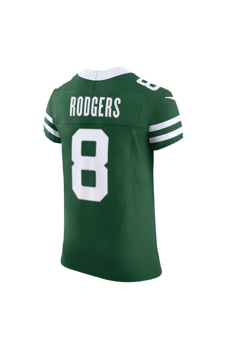 Nike Men's Nike Aaron Rodgers Gotham Green New York Jets Vapor F.U.S.E. Elite Jersey, Alternate, color, 