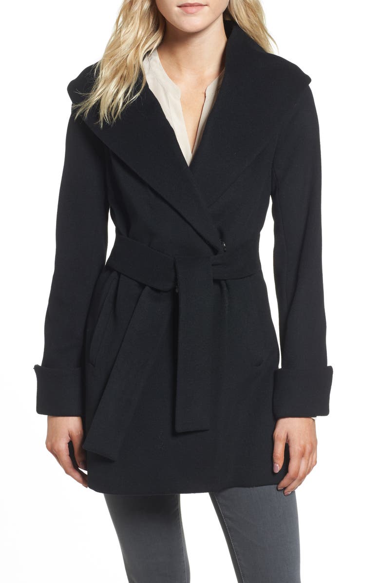 Trina Turk Ali Wrap Coat, Main, color, 