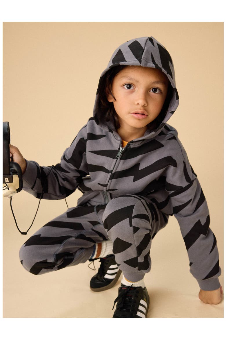 Easy Fit Hoodie, Alternate, color, Lightning Stripes