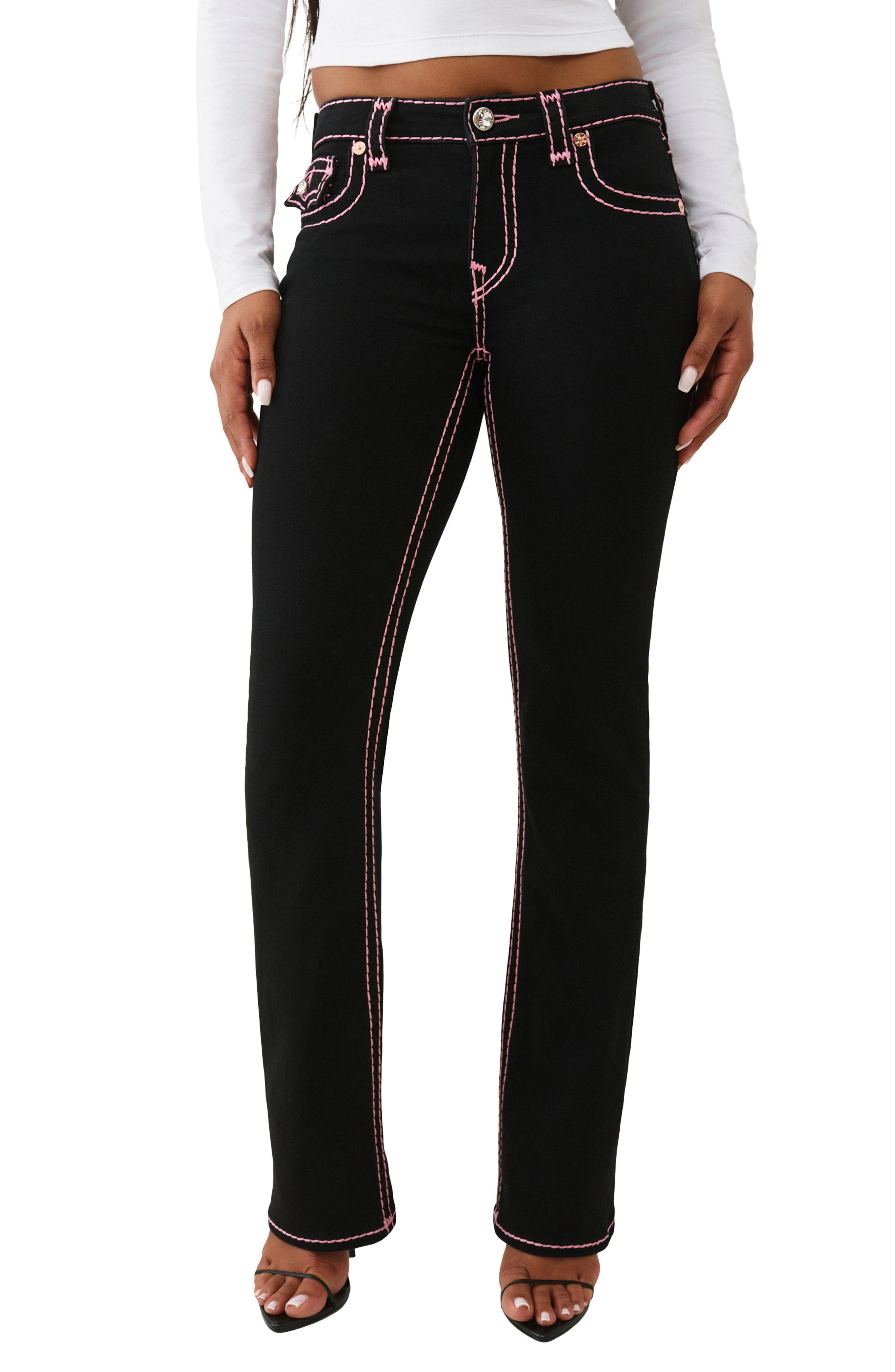 Becca Flap Pocket Bootcut Jeans