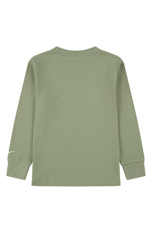 Nike Kids' Varzity Long Sleeve Graphic T-shirt In Green