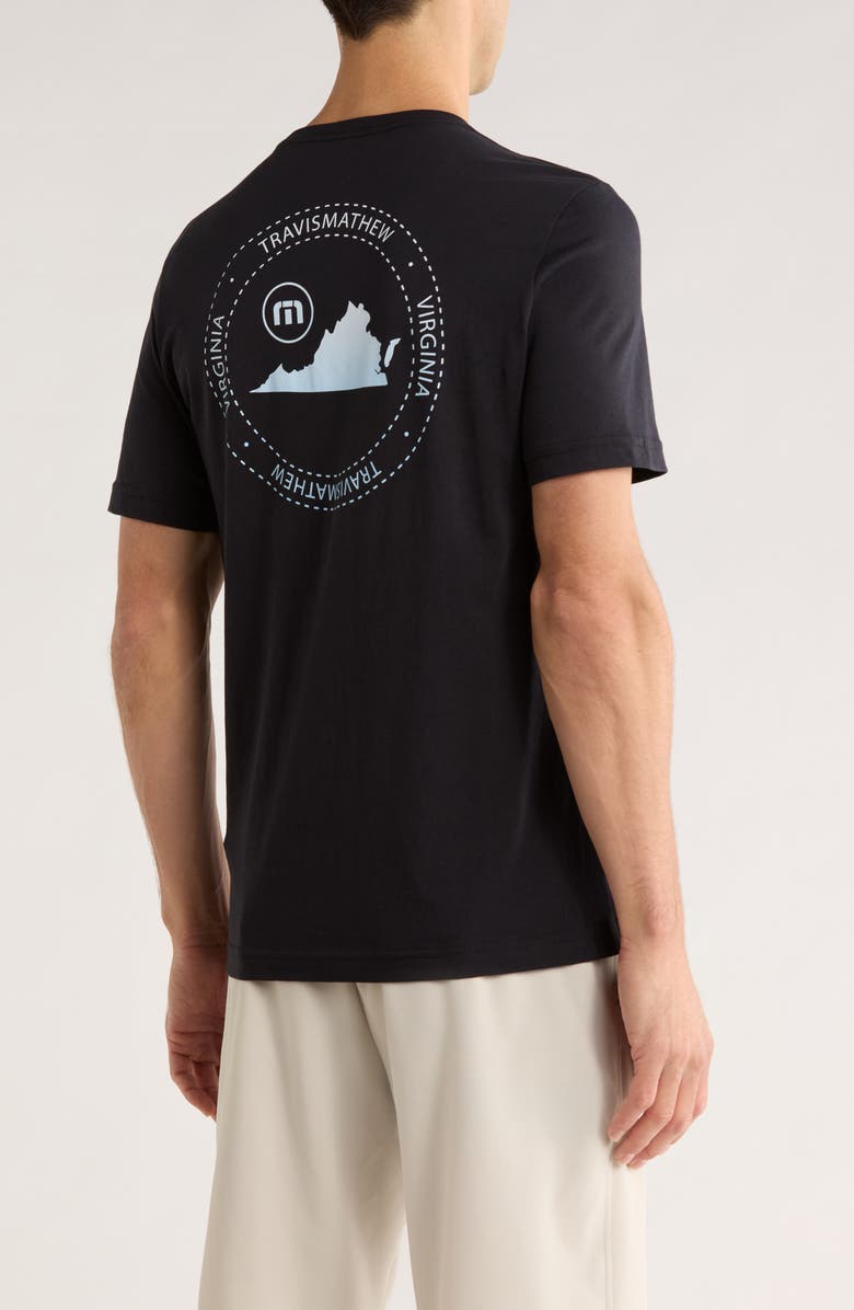 TravisMathew Saluda Cotton Graphic T-Shirt, Alternate, color, Black