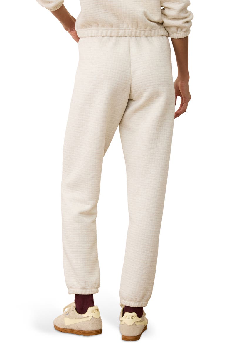 Marine Layer Corbet Quilted Joggers, Alternate, color, Oatmeal Heather
