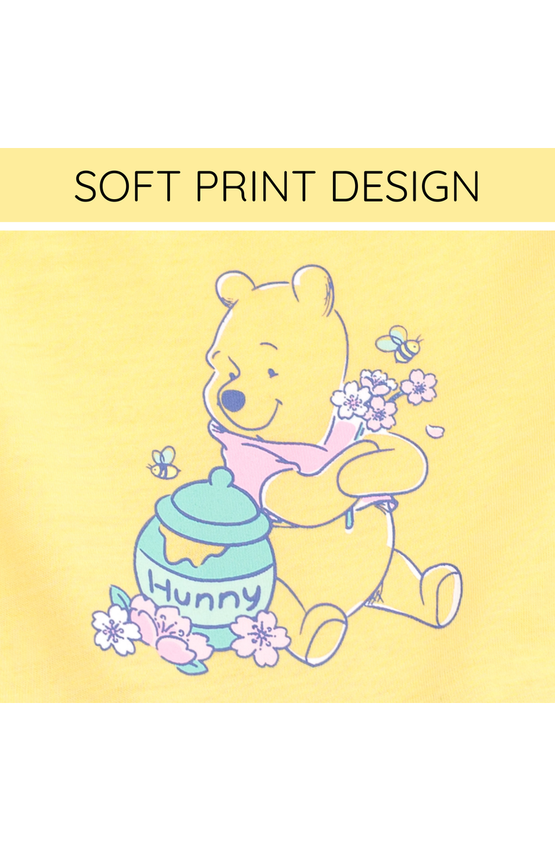Disney Winnie the Pooh Short Sleeve Tutu Dress, Alternate, color, Yellow Mint Pooh