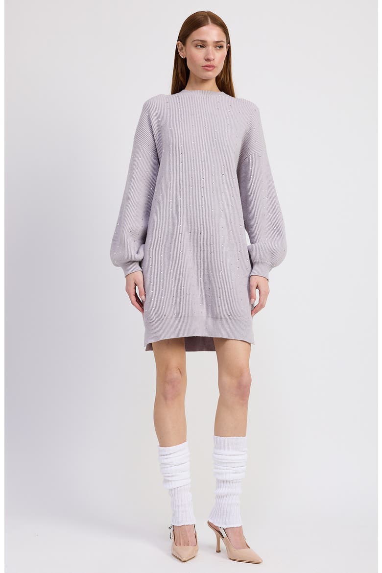 Aracella Long Sleeve Sweater Dress, Alternate, color, LAVENDER