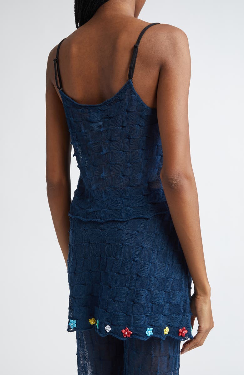 YanYan Borlor Floral Ribbon Wool Camisole, Alternate, color, 