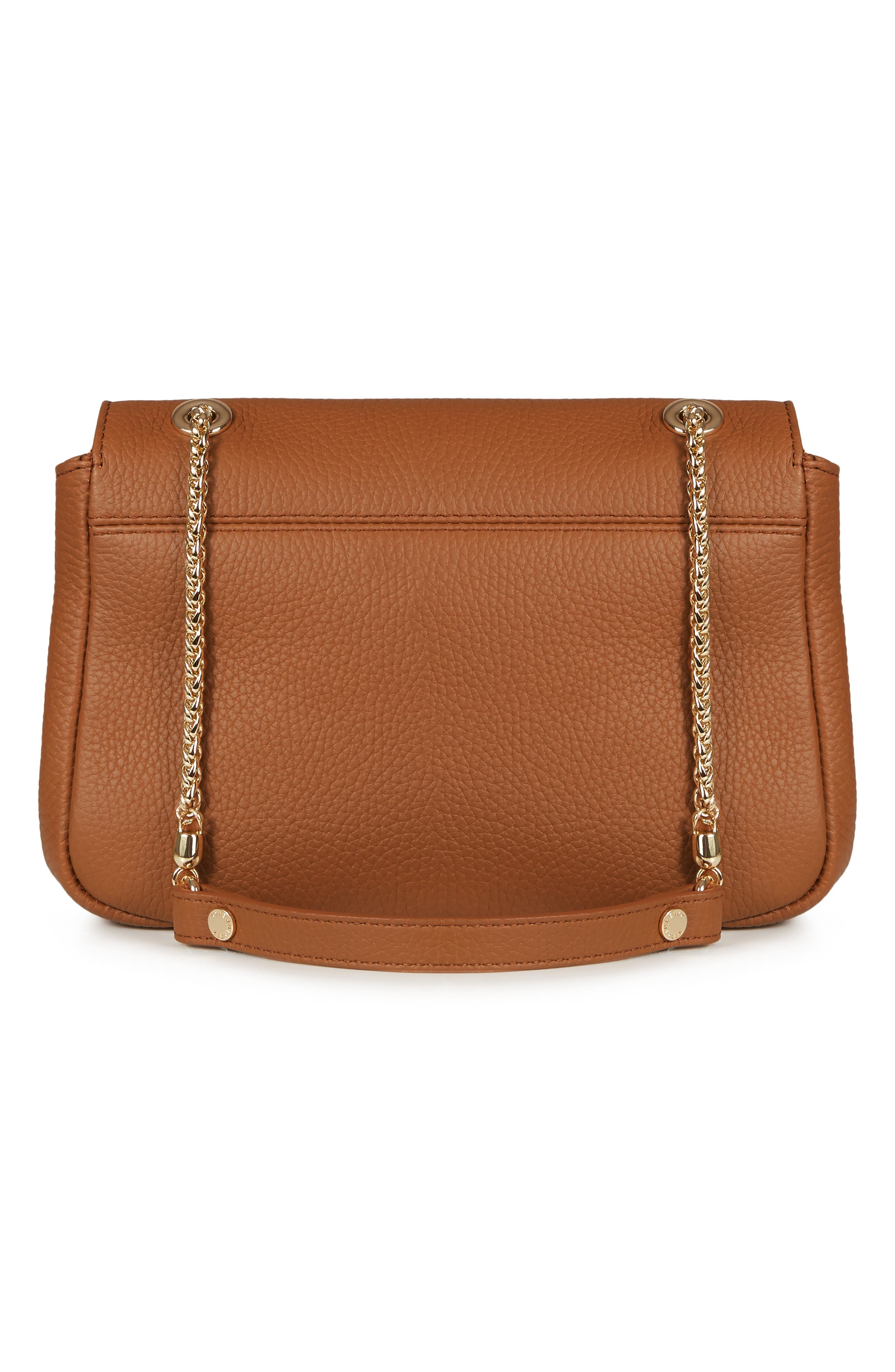 Strathberry Mini Soft Leather East/West Shoulder Bag, Alternate, color, Tan