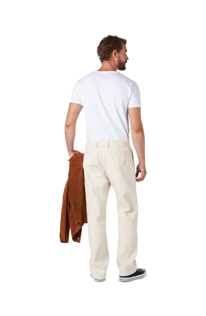 Fortela Maine Chino Trousers, Alternate, color, Ecrú