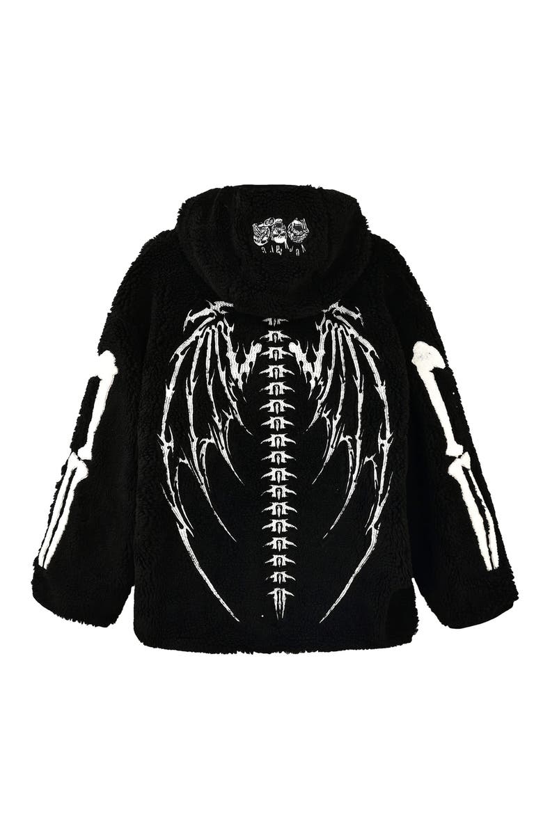VERYRARE Nikkan Hagaki Hoodie, Alternate, color, Black