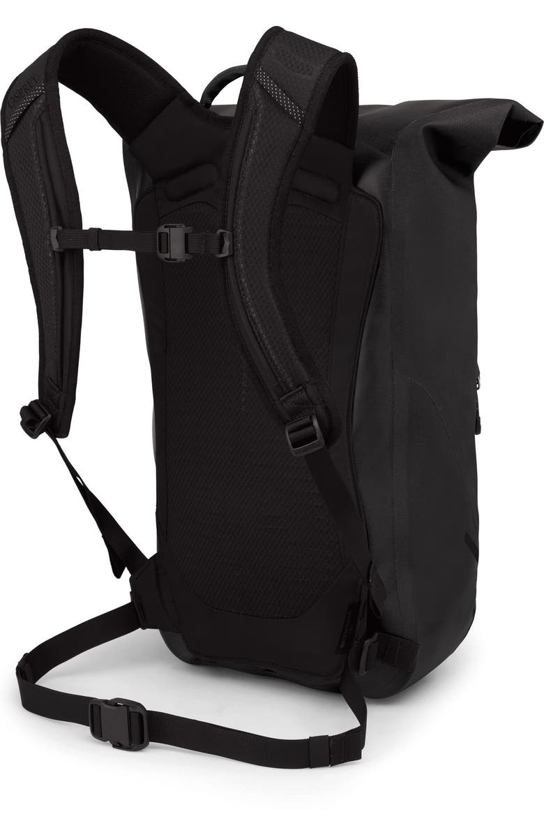 Osprey Metron 25-Liter Waterproof Roll Top Backpack, Alternate, color, Raven Black