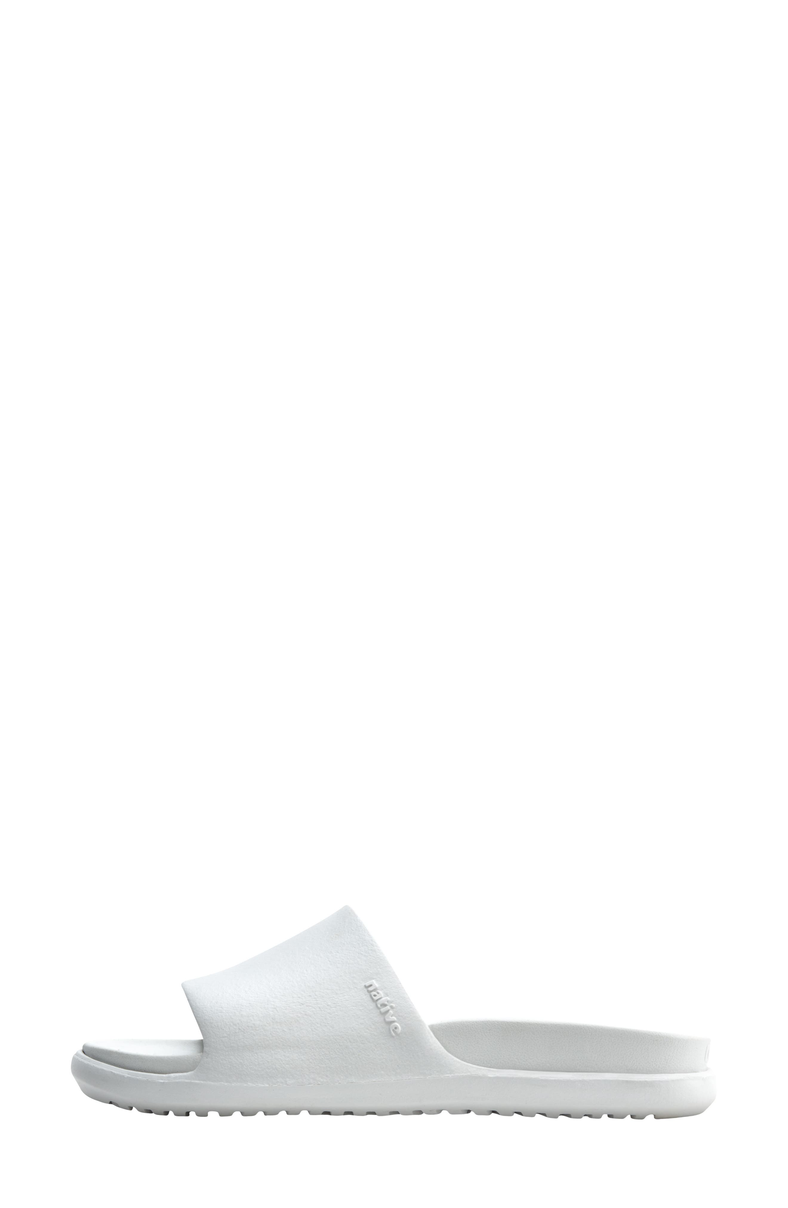 Spencer LX Wanderfoam Slide Sandal, Alternate, color, SHELL WHITE/ SHELL WHITE