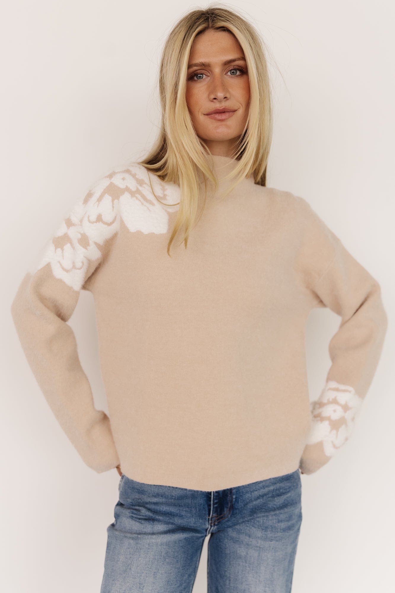 Baltic Børn Oda Floral Sweater (Women) | Nordstrom