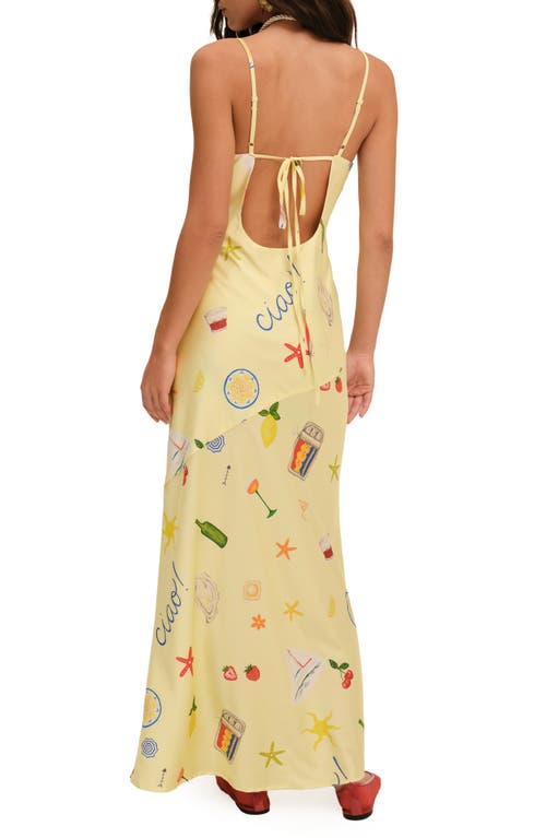 FOR LOVE & LEMONS FOR LOVE & LEMONS HUDA SATIN MAXI DRESS