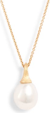 Marco Bicego Africa Boule 18K Yellow Gold Semiprecious Pendant Necklace