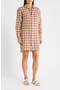 selected Brown White Check