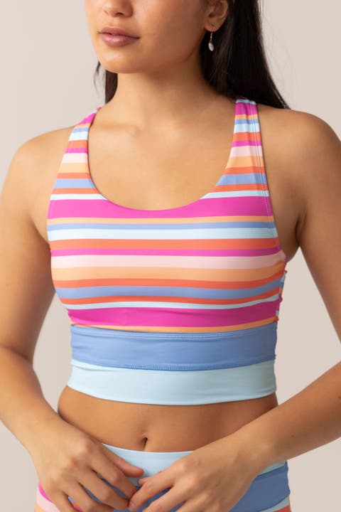 Cut Back Crop Swim Top