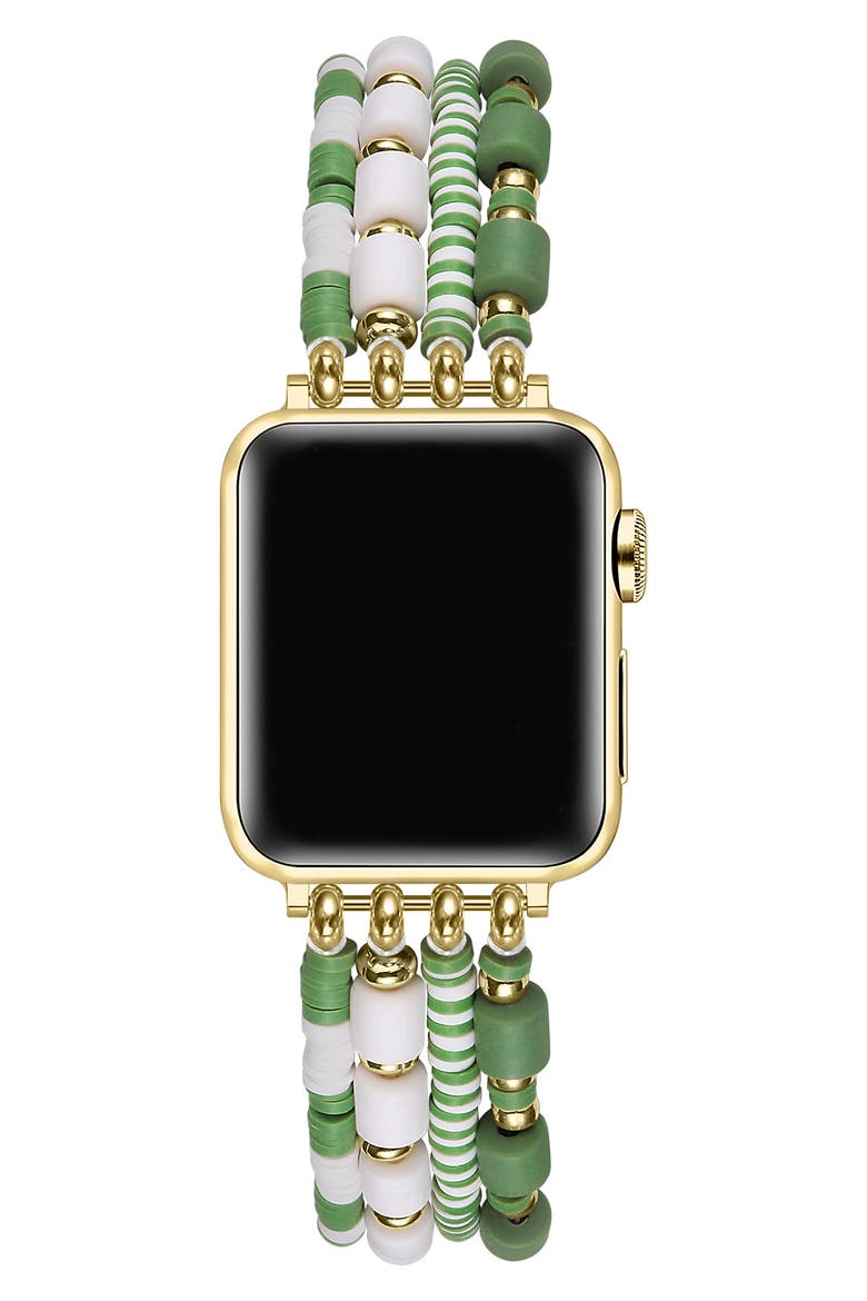 Emily Apple Watch® Bracelet Watchband, Alternate, color, GREEN