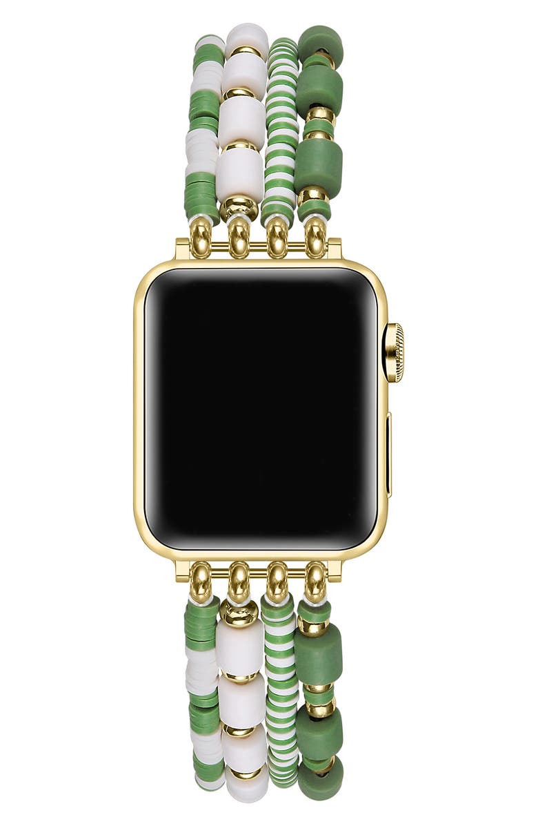 Posh Tech Emily Apple Watch<sup>®</sup> Bracelet Watchband, Alternate, color, Green
