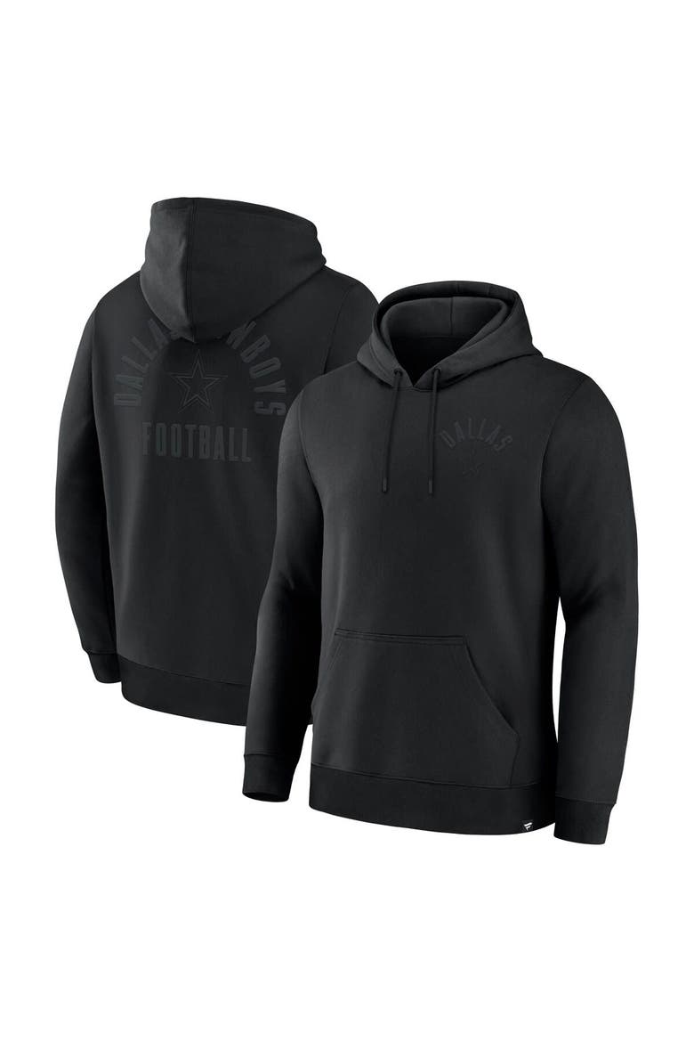 Men's Fanatics Dallas Cowboys Black Out Hoodie, Main, color, Black