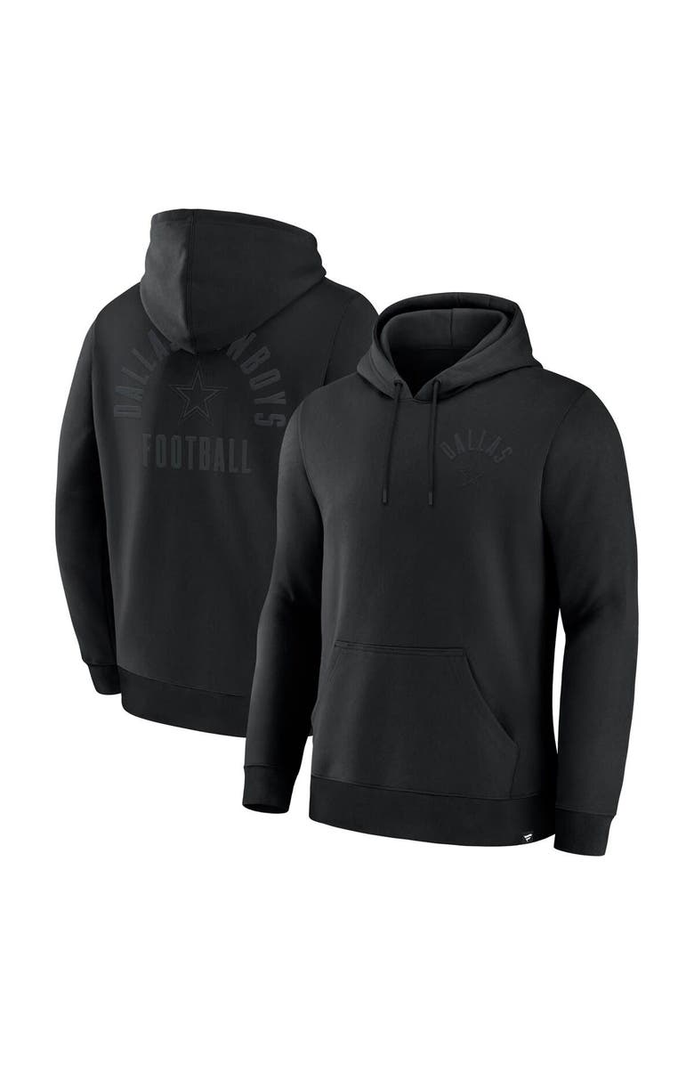 FANATICS Men's Fanatics Dallas Cowboys Black Out Hoodie, Main, color, Black