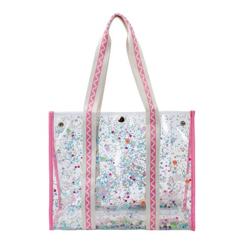 Oversized Vinyl Tote Bag