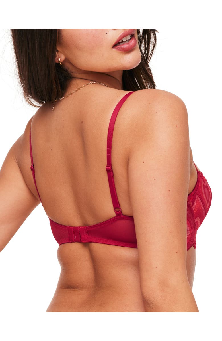 Adore Me Amorina Contour Balconette Bra, Alternate, color, Dark Red