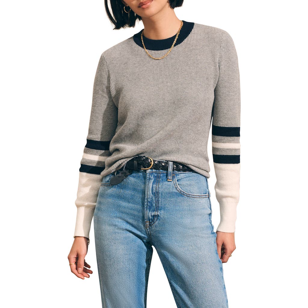 Faherty Throwback Crew Sweater In Multi