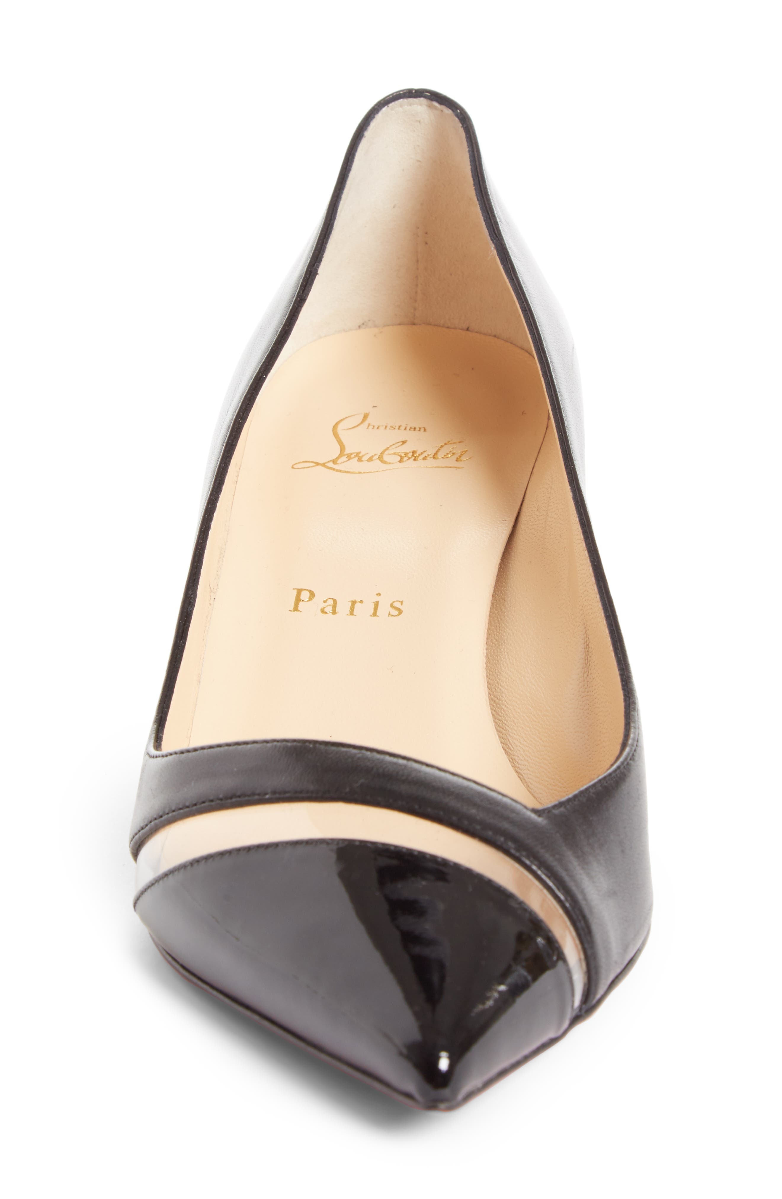 17th Floor Pointy Toe Pump, Alternate, color, BLACK