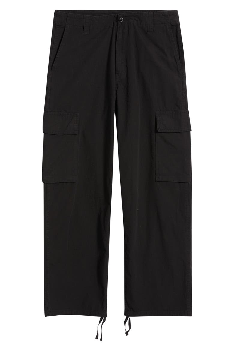 Kade Cotton Ripstop Cargo Pants, Main, color, BLACK (GARMENT DYED)