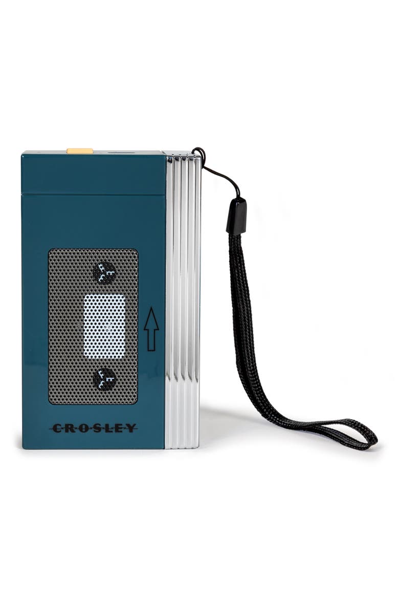 Mini Retro '80s Inspired Portable Bluetooth® Speaker, Main, color, TEAL