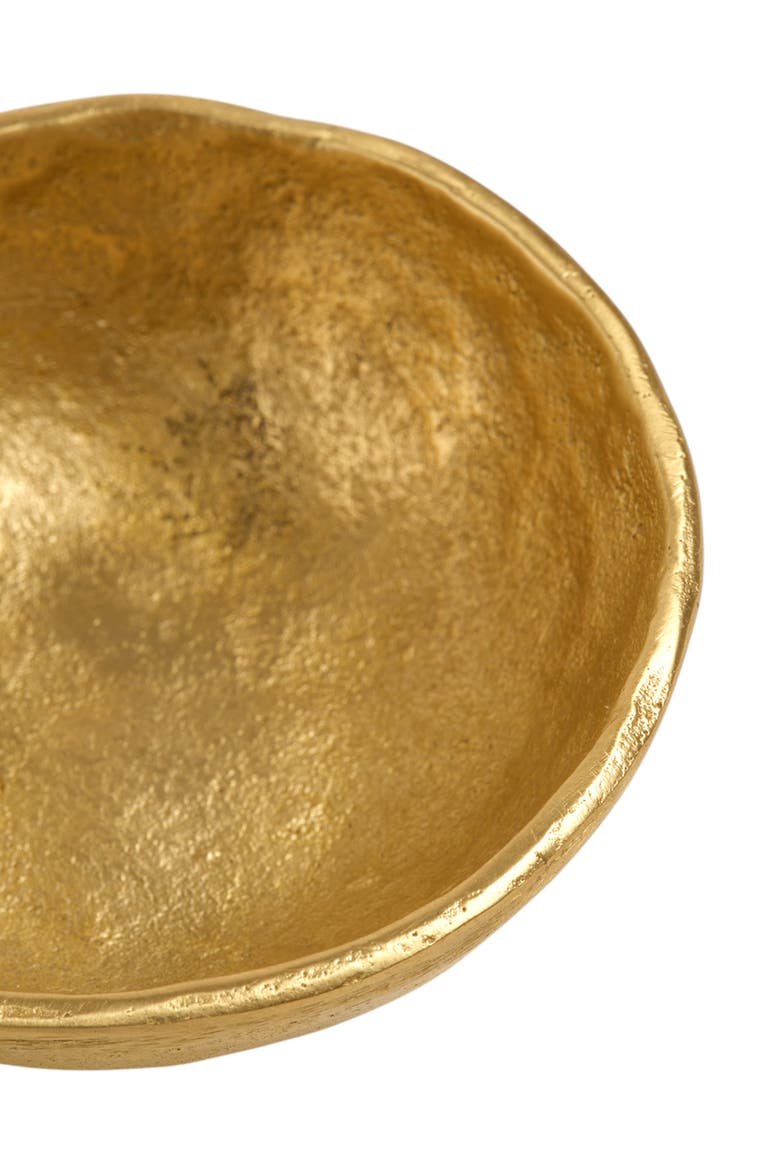 Lotus Brass Decorative Object Set 2 Pcs Set, Alternate, color, Gold