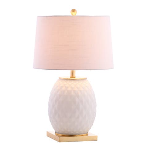 Diamond 25.5" LED Glass/Metal Table Lamp