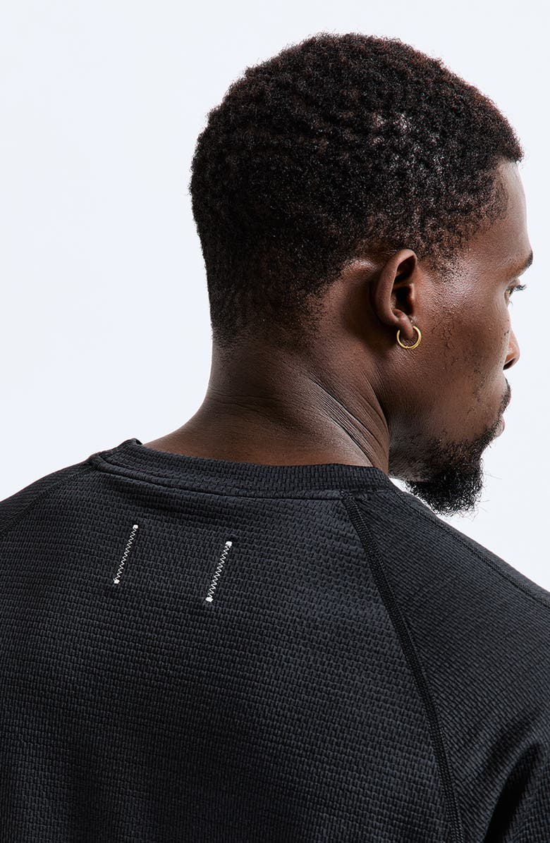 Reigning Champ Solotex<sup>®</sup> Mesh Tiebreak Performance T-Shirt, Alternate, color, Black