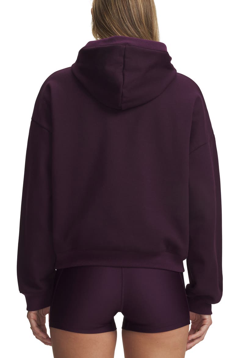 Icon Fleece Half Zip Hoodie, Alternate, color, 526 PURPLE ECHO