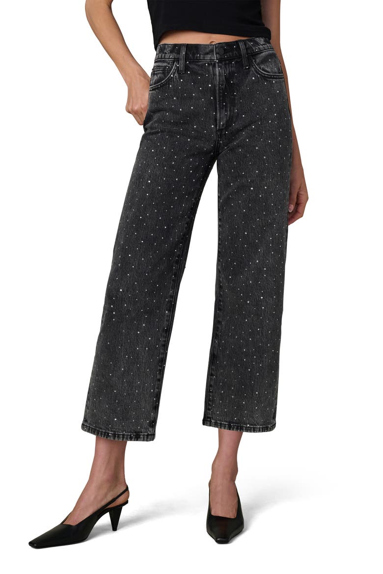 The Blake High Waist Crop Wide Leg Jeans, Main, color, COSMIC NIGHT
