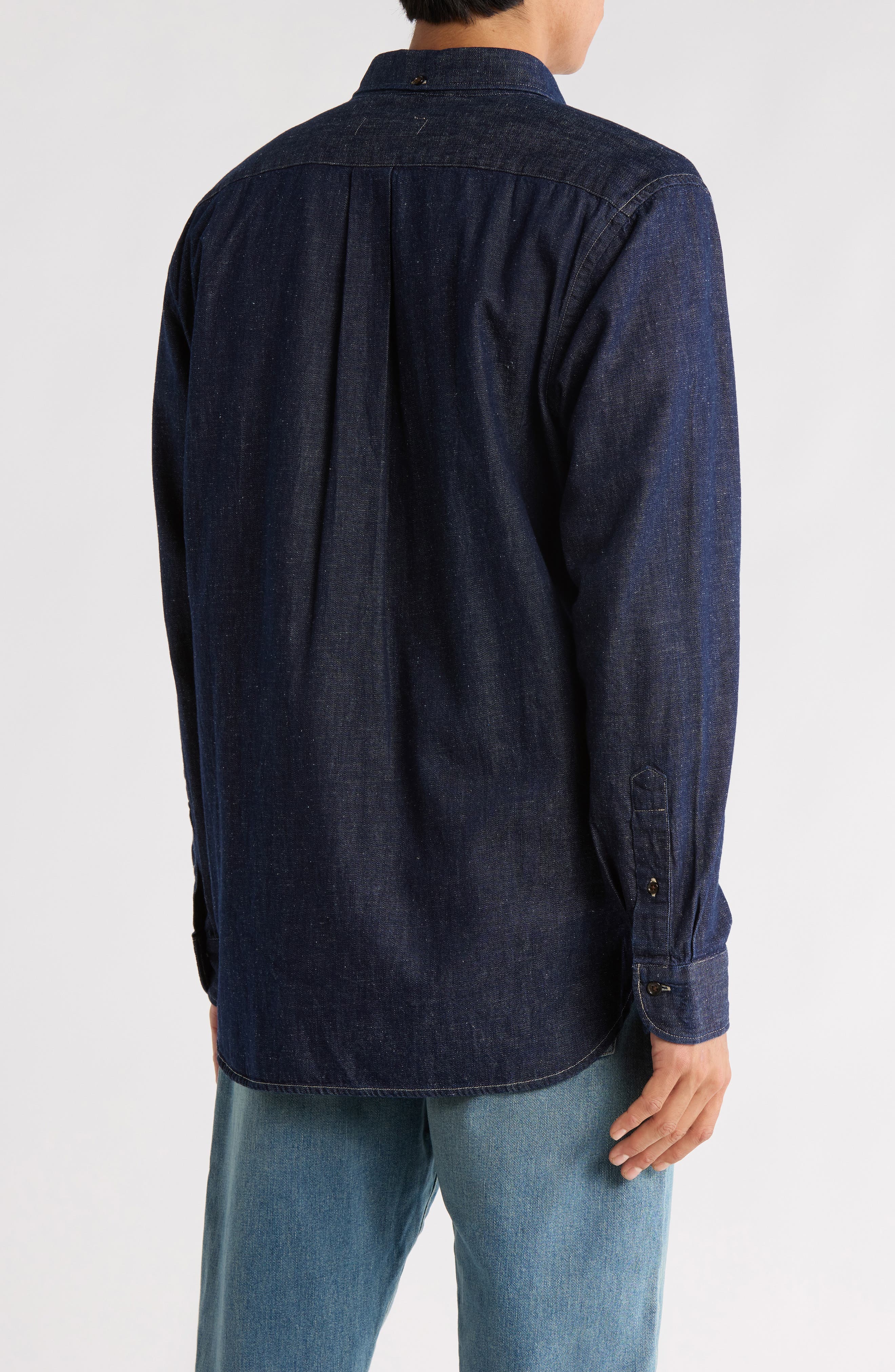 Nep Denim Button-Down Shirt - image 2