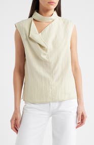 COS Sleeveless Cowl Neck Top