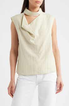 COS Sleeveless Cowl Neck Top