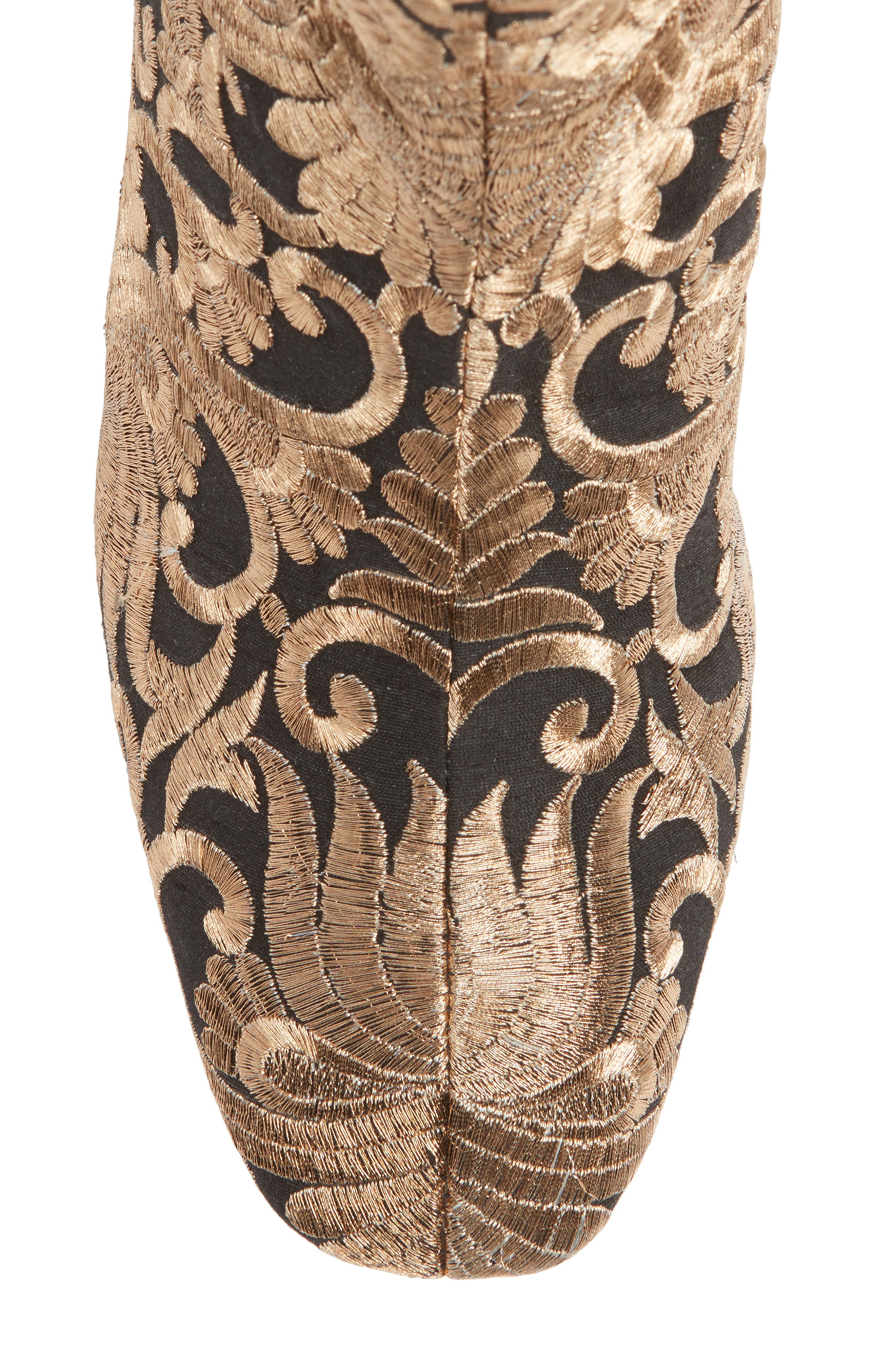 Tory Burch Carlotta Embroidered Bootie, Alternate, color, 