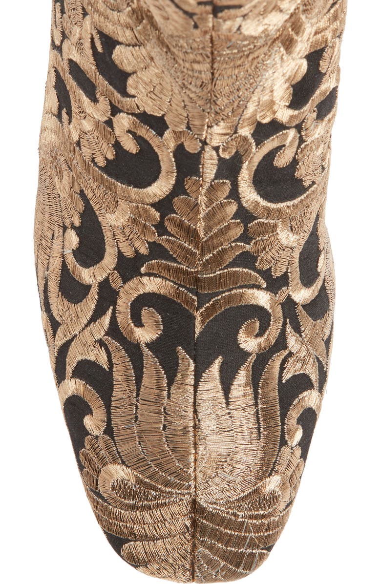 Tory Burch Carlotta Embroidered Bootie, Alternate, color,