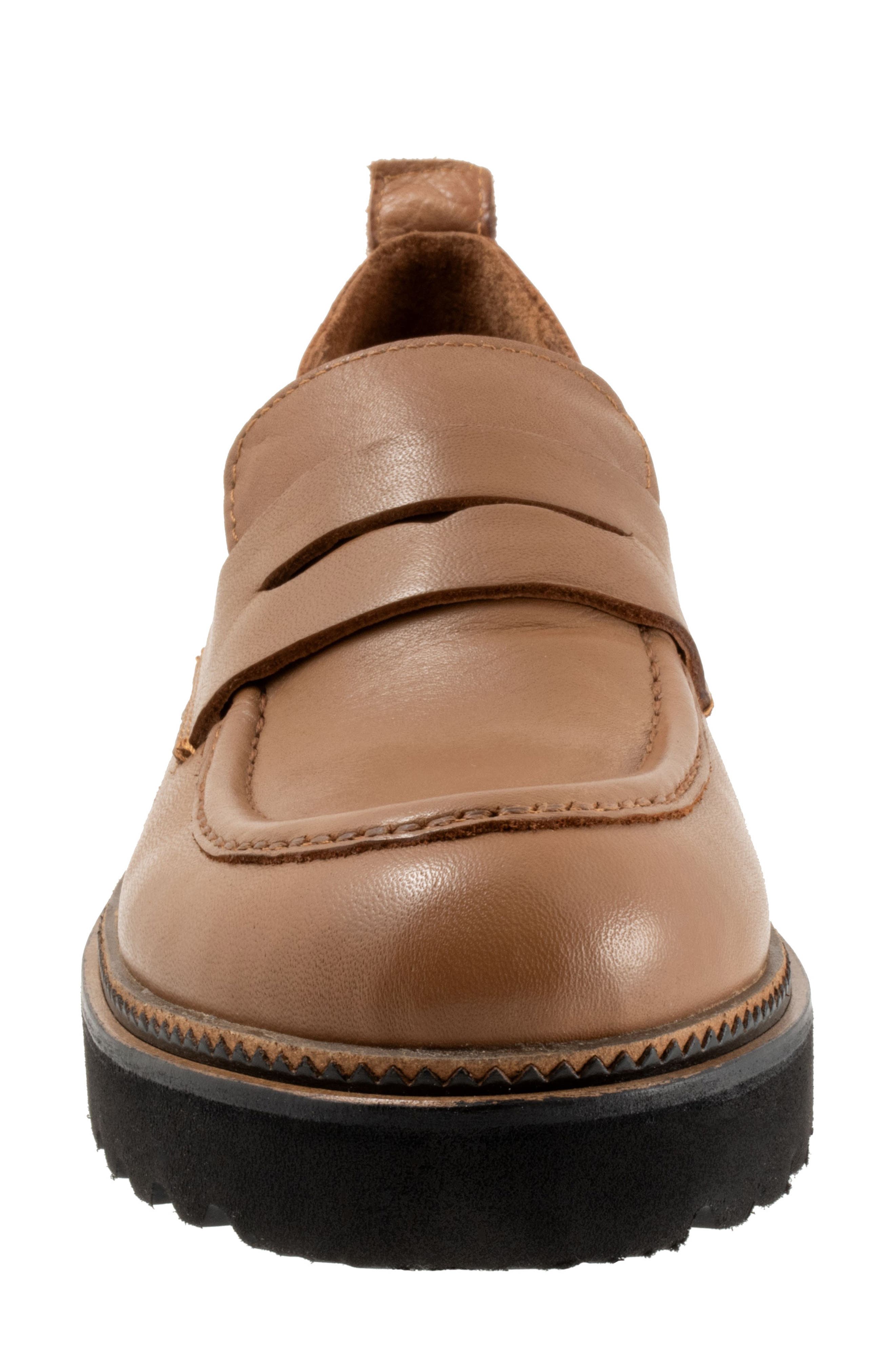 Bueno Annie Platform Penny Loafer, Alternate, color, Walnut