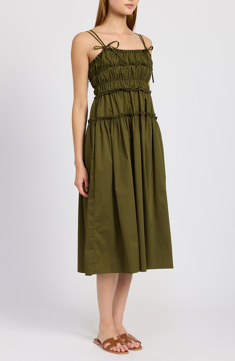 En Saison Marianne Cotton Blend Midi Sundress, Alternate, color, 