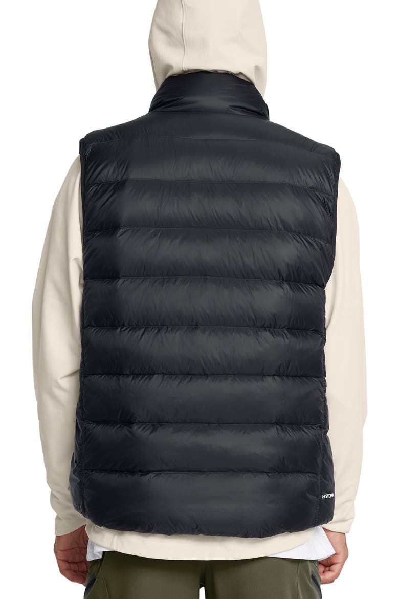 Legend Water Repellent Down Vest, Alternate, color, BLACK/ WHITE