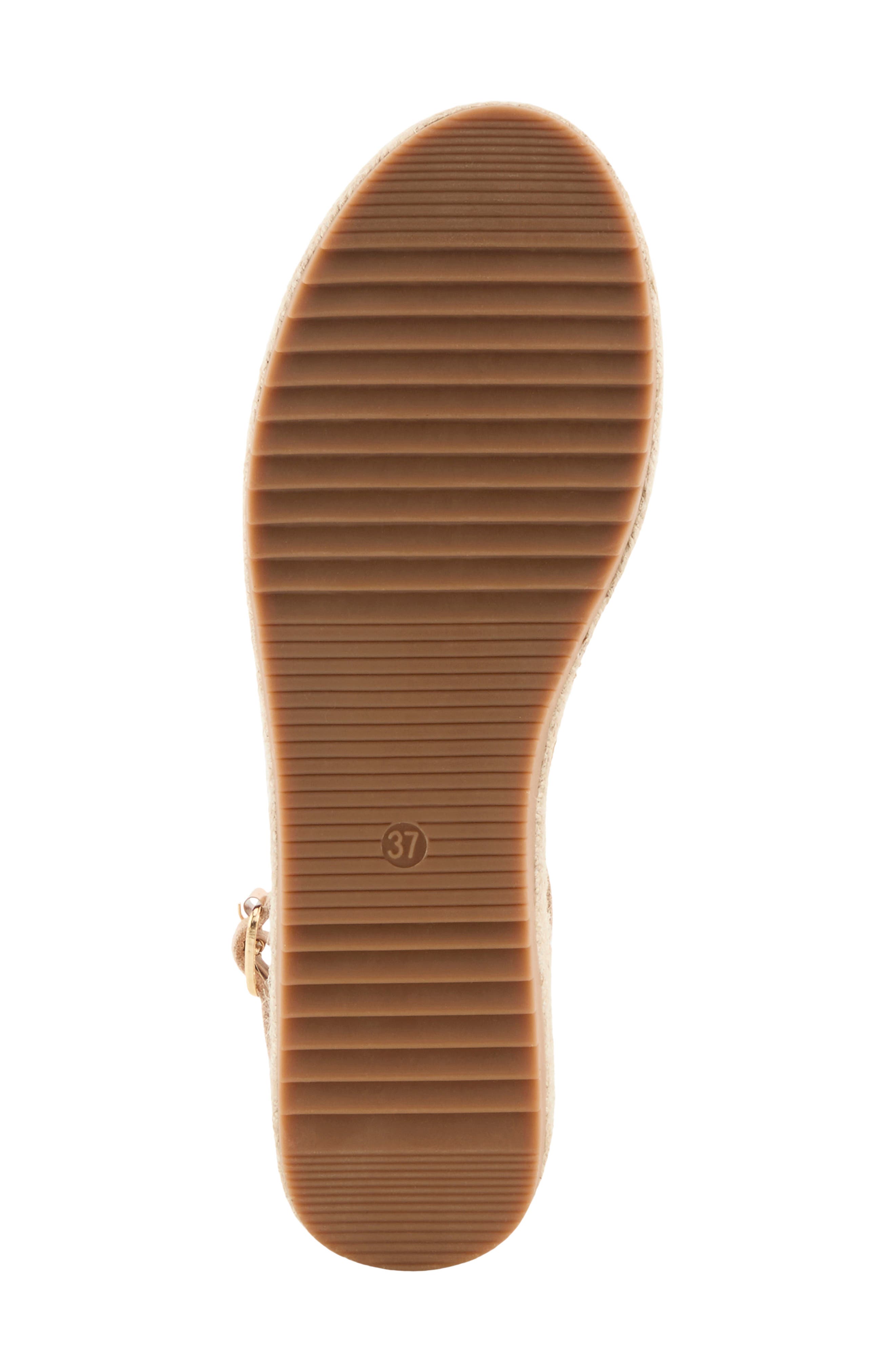 AZURA BY SPRING STEP Endless Luv Espadrille Platform Sandal, Alternate, color, Beige Multi