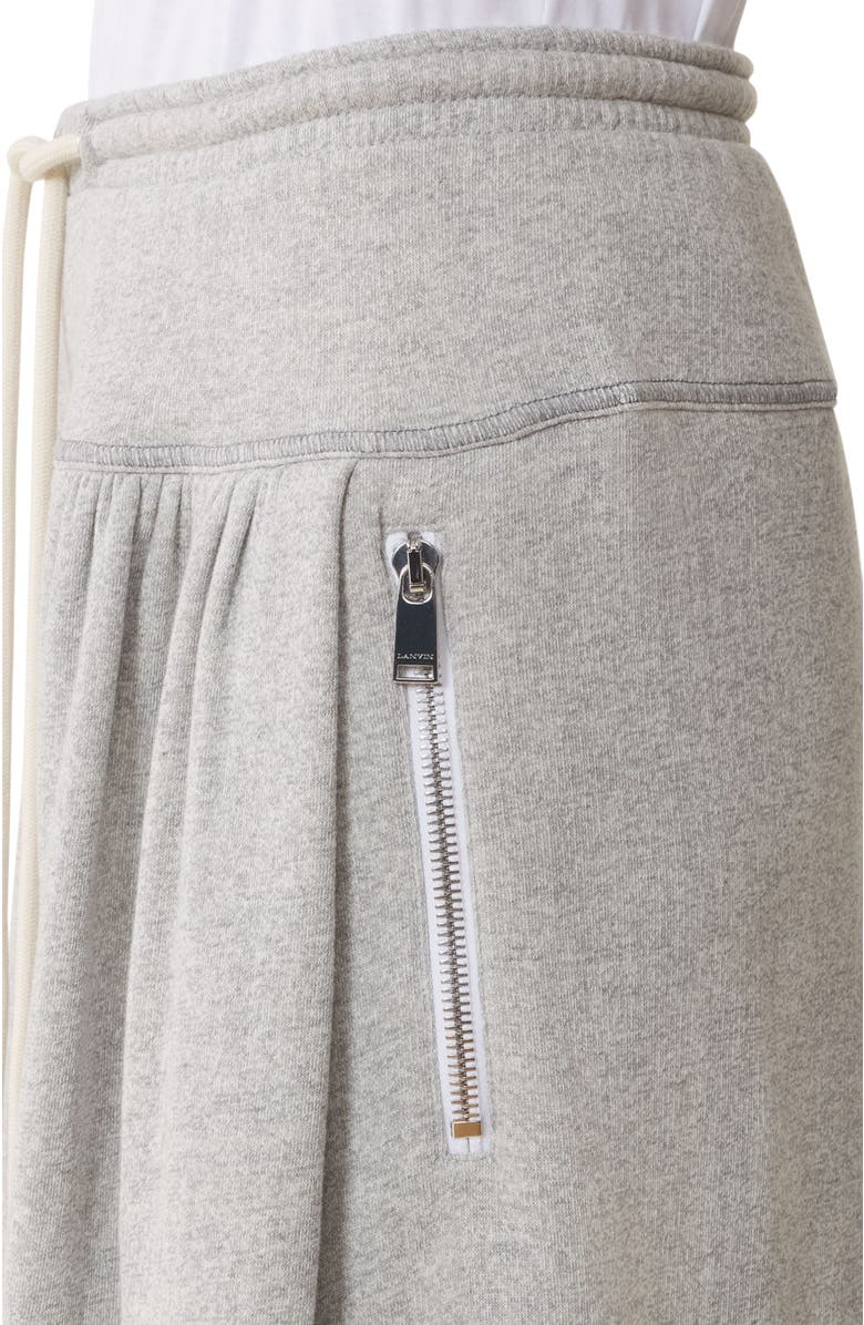 Lanvin Cotton Jersey Pants, Alternate, color, 